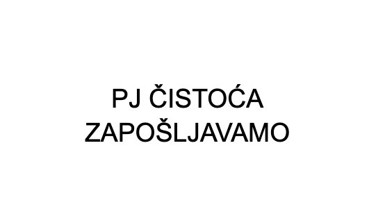 NATJEČAJ  ZA  RADNO MJESTO  - UTOVARIVAČ OTPADA